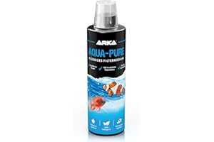 MICROBE-LIFT Wasserklärer Aquarium 473 ml – Entfernt Trübungen sichtbar – Für kristallklares Wasser in Süß- & Meerwasseraquarien – Biologisch mit Filterbakterien – Pflanzensicher – ARKA Aqua-Pure