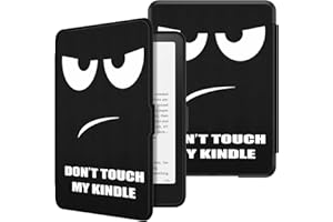 FINTIE Custodia per 7" Kindle Paperwhite 2024 (12ª Generazione) e Kindle Colorsoft Signature Edition (1ª Generazione), Sottile Leggero Protettiva Cover con Auto Sveglia/Sonno, Don't Touch