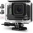 Adofys Underwater Housing Case Compatible with GoPro Hero(2018)/GoPro Hero7 Black/6/5 Waterproof Case Diving Protective Housing Shell Replacement Cover with Bracket for Go Pro Camera Accessories