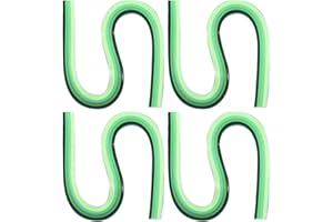 ‎PATIKIL PATIKIL 540 x 3 mm Quilling Papierstreifen Papier Quilling, 480 Stück Origami Fröbelstern Papierstreifen Streifen Set für Kunst, DIY, Handarbeit, Weihnachten, Farbverlauf Grün