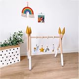 Vertbaudet Portique D Eveil En Bois Noir Et Blanc Tu Amazon Fr Jeux Et Jouets