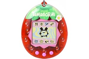 Bandai - Tamagotchi - Tamagotchi Original - Fresh Strawberry - Animal électronique virtuel avec écran Couleur - Jouet Animal interactif en Français - Motif Fraise - Jouet Enfant 8 Ans et + - 42998