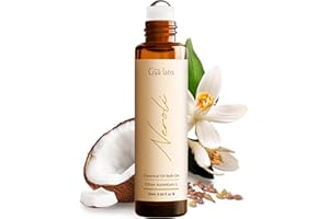 Gya Labs Neroli Roll On, Neroli Perfume Oils for Women