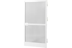 AVOSDIM.COM STORES, RIDEAUX, MOUSTIQUAIRES Mosquitera puerta batiente aluminio blanco H2150 x 1000 mm