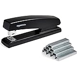 Amazon Basics - Spillatrice con 1000 punti metallici - Nero, Confezione da 1