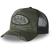Von Dutch Cap Men and Women Cafe, Adjustable Trucker Cap by Snapback