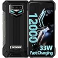 DOOGEE S89 Rugged Smartphone 2022, 12000mAh Battery Android 12 Rugged Phone Unlocked, 8GB+128GB 35W Fast Charging, IP68 Waterproof Cellphone, Night Vision Dual 4G Cell Phone, Breathing Light, NFC OTG