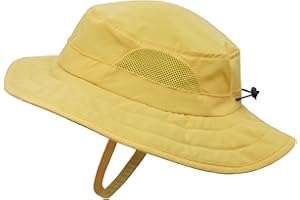 Decentron Kids UPF 50+ Bucket Sun Hat UV Sun Protection Hats Adjustable Play Hat