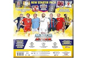 Topps Match Attax 2022/2023 zestaw kart piłkarskich UEFA, Liga Mistrzów