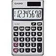 Casio SX-300P-W Portable Calculator with Metallic faceplate
