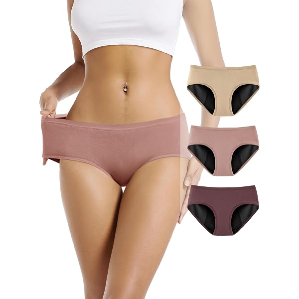 LIGNE V - LOT 3 Culotte Menstruelle Ultra Absorbante Microfibre Recyclée - Culotte Menstruelle Flux Tres Abondant - Protection Jusqu'à 12h - Lavable - Pour Femme Et Adolescente/LOT 3 Ultra Noir M