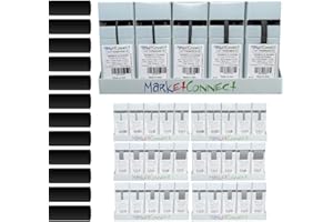 MarketConnect® Guaina Termorestringente 2:1 • Espositore Smallsize Termokit • 5PZ (Ø1,6-2,4-3,2-4,8-6,4mm, L 12-15mt) • NERO