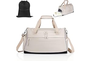 Zedelmaier Kinder Sporttasche Schwimmtasche mit Schuhfach Jungen Mädchen Wasserabweisende leichte Trainingstasche/Reisetasche für Sportunterricht/Urlaub, inkl. Turnbeutel, 30L, Khaki