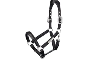 LeMieux Capella Headcollar for Horses - Leather/Nylon - Pressure Relief & Soft Touch
