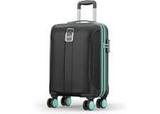 Safari Thorium Neo 8 Wheels 55 Cm Small Cabin Trolley Bag Hard Case Polycarbonate 360 Degree Wheeling System Luggage, Trolley