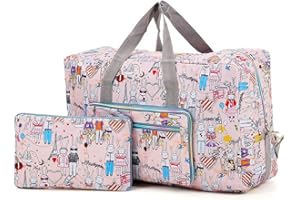 Arxus Bolso Grande de Viaje Plegable en la Bolsa de Viaje con Equipaje y Correa para el Hombro