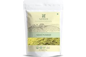 SAMYAM Neem Leaves Powder - 500g Pack | Detox, Healthy Skin, Hair Growth