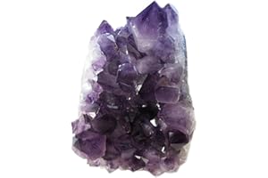 NATURHEILMITTEL HEILSTEINE METHUSALEM GMBH NEU-ULM 1 x AMETHYST Kristallstück 100-150g Edelstein Schmuckstein Naturstück einer Druse aus Brasilien/Uruguay. 95020-4.