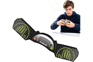 LUPATDY Professionell speedcubing timer, beröringssensor kub timer med stor LED-display, millisekunders exakt timing för tärn