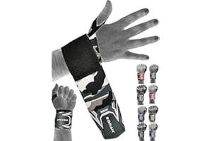 EMRAH ''HEAVY DUTY'' Weight Lifting Wrist Wraps Gym Straps Bodybuilding Power Training Workout Exercise