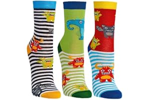 FussFreunde Kinder Socken, 6 Paar für Jungen/Mädchen,Schadstoffgeprüft, in vielen Mustern