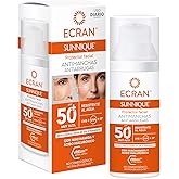 Ecran Sunnique &ndash; Anti-Stain Facial Protector SPF 50+ Niacinamide &ndash; 50 ml | Hydrates and helps to fade stains and even out ton