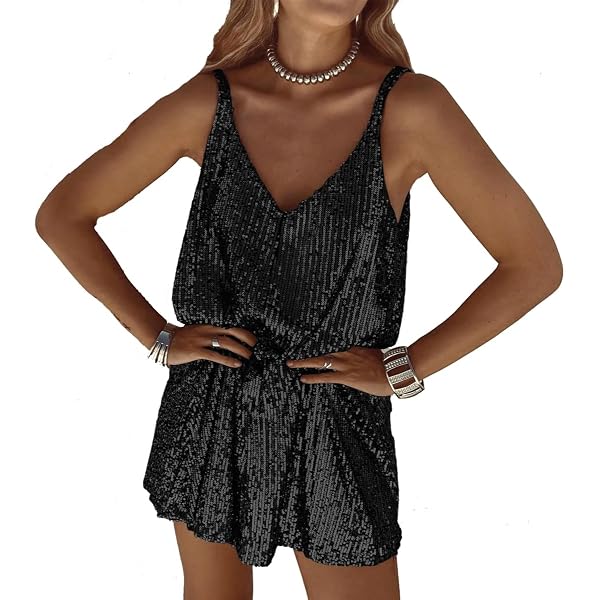 Robe à Paillettes Femme Dos Nu – Style Années 20 Pour Soirée Danse, Tango, Fête