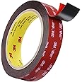 Elover Double Sided Heavy-Duty Mounting Tape, Waterproof VHB Foam Tape, 16FT Length, 1 Inch Width for Car LED Strip Lights Home Decor, Office Decor