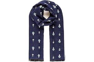 MELIFLUOS DESIGNED IN SPAIN Bufandas de Hombre de Rayas y Casillas Gris Elegante Diseño Español 100% Viscosa