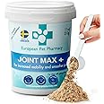 European Pet Pharmacy Joint Max+ Dog Joint Supplements — Cat Joint Supplement Nutrient Dense Formula with Green Lipped Mussel for Dogs Cats for Recovery, Mobility, All Ages, 310g Powder
