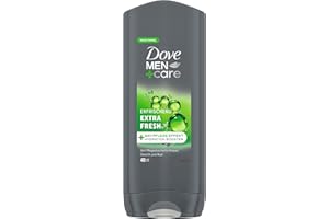 Dove Men+Care żel pod prysznic 3 w 1 Extra Fresh do ciała, twarzy i włosów, z 24-godzinnym efektem pielęgnacji, 400 ml, 1 sztuka