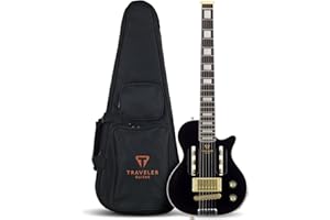 Traveler Guitar EG-1 Guitare électrique personnalisée Noir brillant (EG1C BKG)