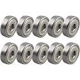 10 Stück F625ZZ Flanschkugellager 5x16x5 Mm – Doppelt Abgeschirmt, Für Drucker Und Hobby