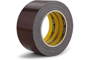 LLPT Duct Tape | Premium Grade Fabric Gaffer Tape 60MM x 30M x 0.23MM | Residue Free Strong Adhesive | Color Dark Brown(DT254)