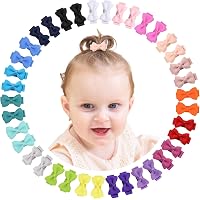 Bmeigo Mini-Haarspangen Set – 20 Stück Mit Schleifen, Rutschfest Für Babys & Mädchen