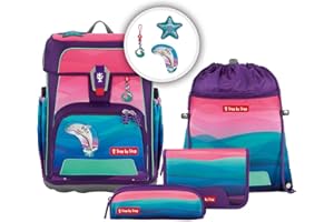 Step by Step Cloud Ocean Schulranzen-Set 5-teilig Dolphin Lana