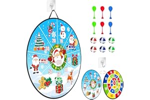 YJSDDNTY Halloween、Natale Bersaglio per freccette double face con palline，Freccia bersaglio,Obiettivo a doppia freccias, La scelta preferita dei giochi di festa, può essere regalato