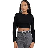 DeFacto Kadın Fitted Basic Uzun Kollu Crop Tiş&ouml;rt