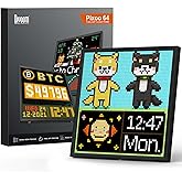 Divoom Pixoo-64 WiFi Piksel Sanat Ekranı, 64 x 64 LED Panel, Benzersiz Aydınlatma Dekorasyonu ile Uygulama Kontrol&uuml;