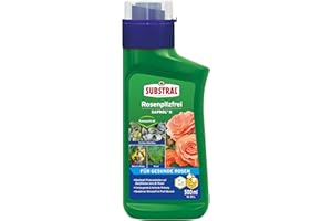 SUBSTRAL CELAFLOR Substral Rosenpilzfrei SAPROL N, 500ml, Fungizid Konzentrat gegen Pilzbefall an Rosen & Zierpflanzen, Schwefelbasiert, grün