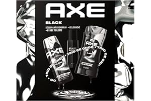 Axe Coffret Homme - Black - 1x Déodorant 200ml & 1x Eau de Toilette 100ml & 1x Gel Douche 250ml