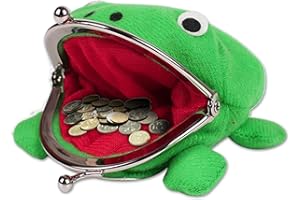 Grenouille Verte Sac Monnaie Cosplay Accessoires Peluche Porte-Monnaie Portefeuille pour Lovers and Cosplay