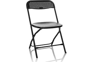 ‎HJH OFFICE hjh OFFICE Klappstuhl bis 250kg belastbar TUDELA XXL PRO Campingstuhl klappbar, Indoor- und Outdoor Faltstuhl, Schwarz