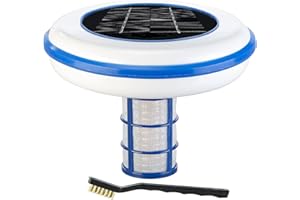 infactory Ionización de piscina: ionizador solar para piscina, ánodo de cobre, hasta 160.000 litros, IP45 (ionizador de cobre, ionizador de cobre, limpieza de piscinas)