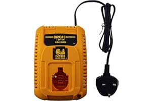 JANRI Replacement Power Battery Charger DC9310 DW9116 DW9226 DE9130 DE9310 Compatible for 7.2V-18V DEWALT NiCad & NiMh Battery DW9057 DC9071 DC9091 DC9096 DW9072 DW9091 DW9099 DE9135 etc