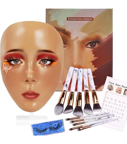 Tableau de pratique de la peinture du visage, modèle de pratique de la peinture du visage, outil d'affichage de la pratique du maire des novices, scène intérieure du maquillage  66