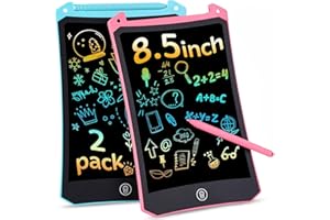 Regalo Niña 2 3 4 5 6 7 8 Años,PINKCAT 2 Pack Tableta Gráfica 8,5 Pulgadas Navidad Regalos Juguetes Niños Pizarra Magica Viaje Tableta de Escritura Digital Electrónica Borrable Tablet para Dibujar