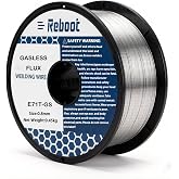 Soldering Wire Without Gas 0.8 mm 1 kg Flux Wire E71T-GS | Wire Roll Wire Welding Welding Machine E71T-GS - for MIG, 1 lb