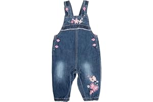 Peacolate 6M-3Years Baby Girls Overalls with Belt 1pcs Jumpstuis Kids Pants