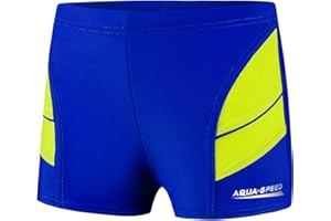 Aqua Speed boys swim trunks | Swimming trunks | 104-152 cm | Modern | Perfect Fit | UV protection | Chlorine resistant | Drawstring
